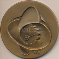 Fekete Géza (Dezső) (1939-) 1973. "Újító Mozgalom" Br emlékérem (60mm) T:2