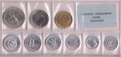 1978. 2f-10Ft 9db klf érmés forgalmi sor fóliatokban T:1 
Adamo FO11
