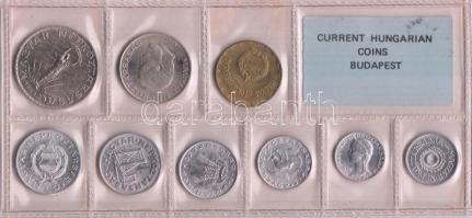 1979. 2f-10Ft 9db klf érmés forgalmi sor fóliatokban T:1 
Adamo FO12