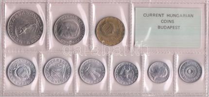 1982. 2f-10Ft 9db klf érmés forgalmi sor fóliatokban T:1 
Adamo FO15