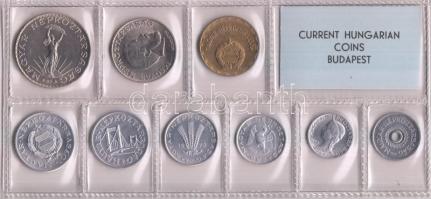 1973. 2f-10Ft 9db klf érmés forgalmi sor fóliatokban T:1 
Adamo FO6