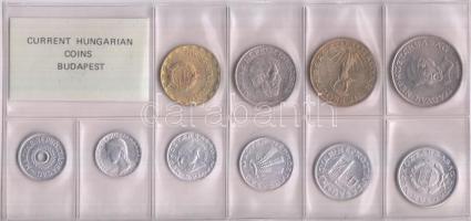 1983. 2f-20Ft 10db klf érmés forgalmi sor fóliatokban T:1 
Adamo FO16