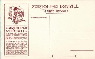 1906 Milano, exhibition, Entrata Principale, advertisement on the back side