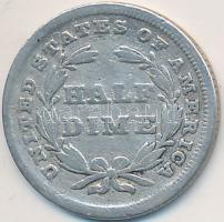 Amerikai Egyesült Államok 1837. 1/2d Ag T:3
USA 1837. 1/2 Dime Ag C:F