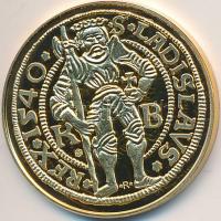 DN "Magyar aranypénzek utánveretben - I. Ferdinánd aranyforint" aranyozott Ag emlékérem (5...