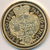 DN "Magyar aranypénzek utánveretben - Apafi Mihály dukát" aranyozott Ag emlékérem (5.5g/0....