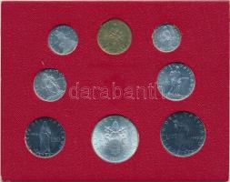 Vatikán 1963. 1L-100L + 500L Ag, 8xklf db, szettben T:1
Vatican 1963. 1 Lira -100 Lire + 500 Lira Ag...