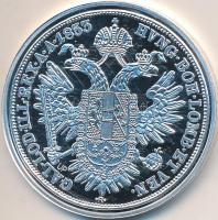 Magyar tallérok utánveretben "Ferenc józsef ifjúkori Tallérja 1853." Ag (0,333) 20g T:PP T...