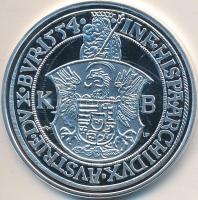 Magyar tallérok utánveretben "I. Ferdinánd Tallérja 1554." Ag (0,333) 20g T:PP Tanúsítvánn...