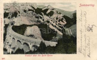 Semmering, Viaduct über die Kalte Rinne / railroad bridge