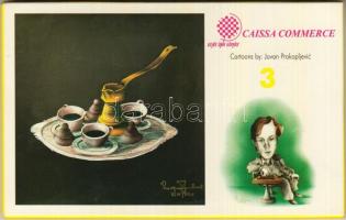 Modern sakk képeslapok; 3 db tízes sorozat saját tokjukban / modern CHESS postcards, 3×10 pieces, in...