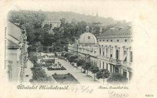 1899 Miskolc, Avas, Erzsébet tér; kiadja Ferenczi B. könyvkereskedése