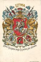 Lithuania coat of arms, litho (EK)