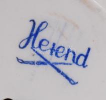 Herendi nyuszi, fehér mázas, szemei kézzel festett, jelzett, hibátlan, m:13 cm / Herend white rabbit