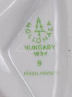 Hollóházi népviseletes asszony, kézzel festett jelzett, hibátlan, m:28 cm /Handpainted Hollóháza chi...