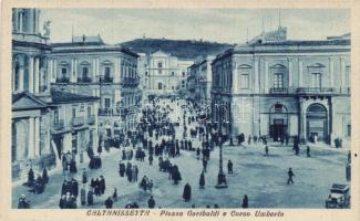 Caltanissetta, Piazza Garibaldi, Corso Umberto / square