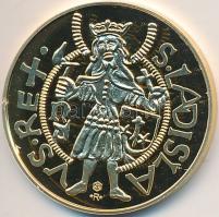 DN "Magyar aranypénzek utánveretben - II. Ulászló aranyforint" aranyozott Ag emlékérem (5....