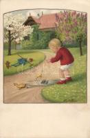 Child, gardening s: Pauli Ebner