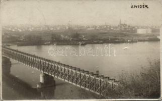 Újvidék, híd / bridge, photo Vissza So. Stpl
