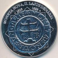 DN "A magyar nemzet pénzérméi - Moneta Nova, II. Lajos denárja 1516-1526." Ag (0,333) emlé...