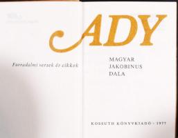 Ady Endre: Magyar jakobinus dala, minikönyv,  Bp., 1977, Kossuth Kiadó, sorszámozott példány, 1.200 ...
