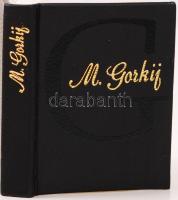 Gorkij, Makszim: Az Ember. Bp., 1976, Kossuth. Minikönyv, illusztrált, kiadói aranyozott műbőr kötés, újszerű állapotban.