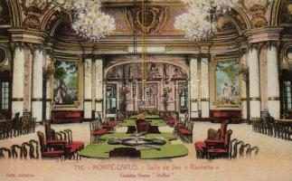 Monte Carlo, Salle de Jeu 'Roulette' / Gaming room 'Roller'