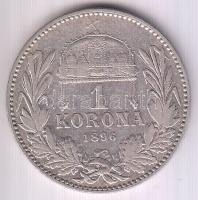 1896. 1K Ag "Ferenc József" T:2-