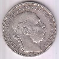 1896. 1K Ag "Ferenc József" T:2-
