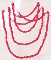 Bizsu tétel: 5 db nyaklánc és egy nyaklánchoz tartozó karkötő