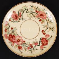 Zsolnay porcelán virágmintás teás készlet, kézzel festett, hibátlan, jelzett /
Tea set in flawless c...