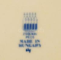 Zsolnay porcelán virágmintás teás készlet, kézzel festett, hibátlan, jelzett /
Tea set in flawless c...