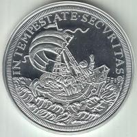 DN "Tallértörténelem - Szent György tallér 1896" ezüstözött bicolor emlékérem (20g/38,61mm...