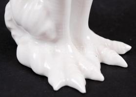 Herendi porcelán madár, apró lepattanással a talpán, jelzett, m: 14 cm
