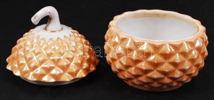 Leveles porcelán kínáló, hibátlan, jelzett