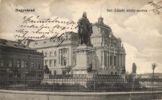 Nagyvárad, Szent László szobor / statue (EB)