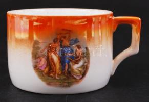 Zsolnay porcelán csészék, 6 db, hibátlan, jelzett