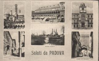 Padova, church, palace, tower, lake