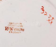 Copeland porcelán teáscsésze és alátét, 6 db, hibátlan, jelzett