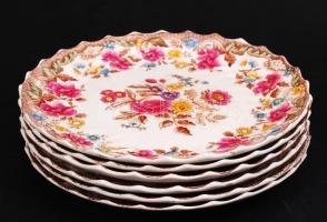 Copeland porcelán kistányér, 6 db, hibátlan, jelzett