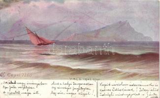 10 db háború előtti, jó minőségű művészlap / 10 pre-1945 art postcards, very good condition