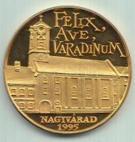 Lebó Ferenc (1960-) 1995. "Nagyvárad - Szent László halálának 900. évfordulója" aranyozott...