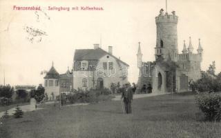 Frantiskovy Lazne, Franzensbad; Salingburg, cafe restaurant (EK)