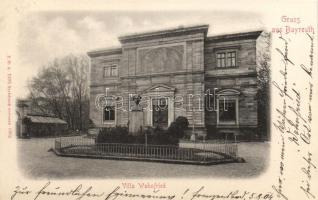 Bayreuth, Villa Wahnfried, statue