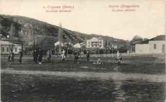 Soroki, Soroca; La place militaire, Vojennaja ploshad / military barracks