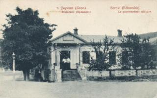 Soroki, Soroca; Le gouvernement militaire, vojenskoje upravlenie / military office