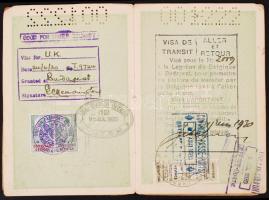 1929 A Magyar Királyság által kiállított fényképes útlevél /
passport