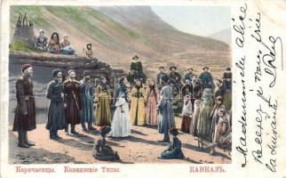 Karachays, Caucasus, folklore (wet damage)