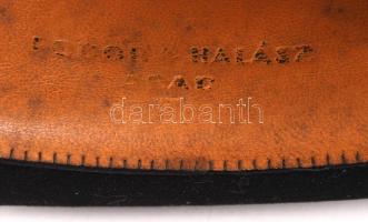 Régi Berry keménykalap, jelzett (Fodor-Halász Arad), kívülről jó állapotban, 29×24 cm ,m:14 cm