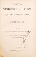 Beöthy Zsolt: A magyar nemzeti irodalom történeti ismertetése I-II. kötet. Negyedik javított és bőví...